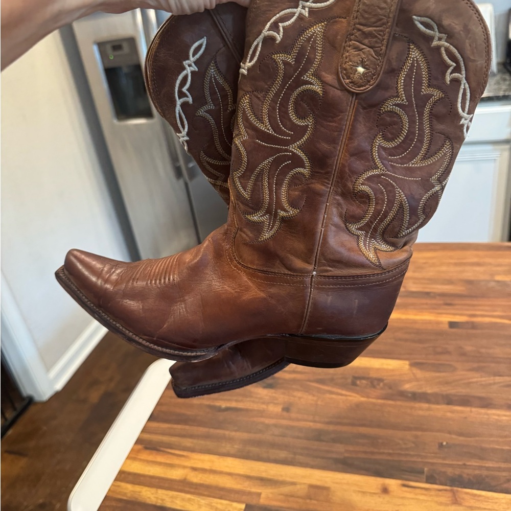 Tony Lama Ladies Vaquero Leather Boot- size 10 - Picture 2 of 11